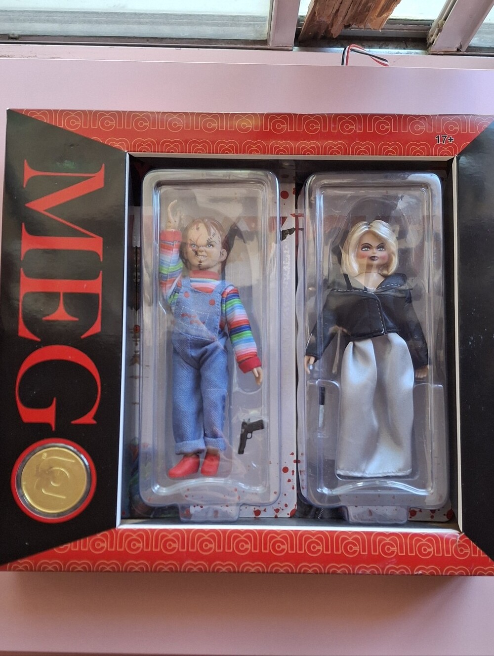 Mego Chucky & Tiffany Action Figures